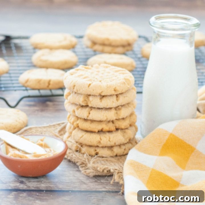 Gluten Free Peanut Butter Cookies + VIDEO