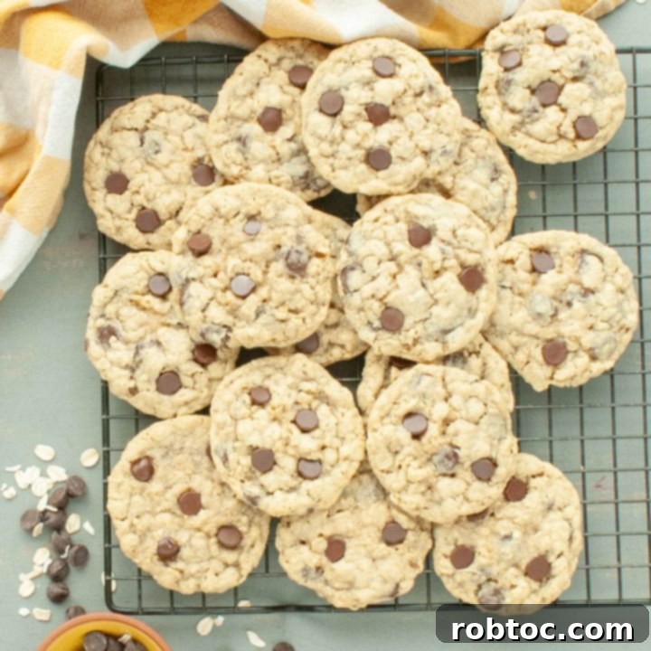 gluten-free-oatmeal-cookies-piled-on-a-cooling-rack