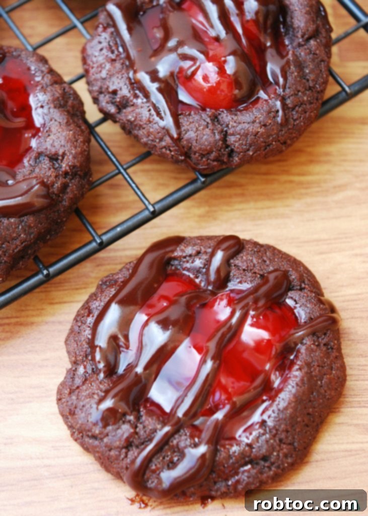 Cherry Chocolate Thumbprint Cookies (GF, DF, Egg, Soy, Peanut, Tree nut Free, Top 8 Free, Vegan) by Allergy Awesomeness