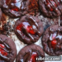 Cherry Chocolate Thumbprint Cookies (GF, DF, Egg, Soy, Peanut, Tree nut Free, Top 8 Free, Vegan) by Allergy Awesomeness