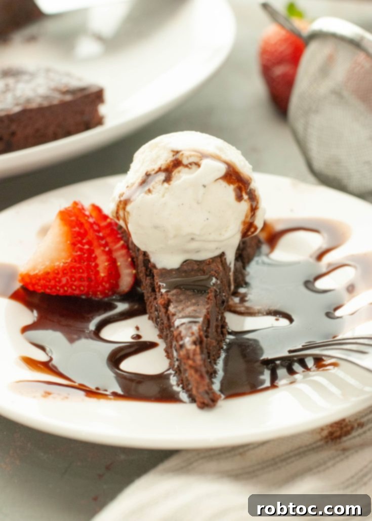 Gluten-Free Flourless Chocolate Torte - Pin for Later!