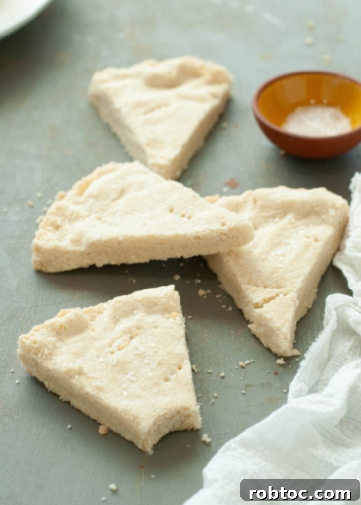 Effortless Gluten-Free Shortbread 3 gluten-free-shortbread-wedge-cookies-scattered