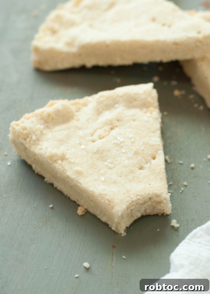 Effortless Gluten-Free Shortbread 5 wedge-of-gluten-free-shortbread-with-bite-taken-out