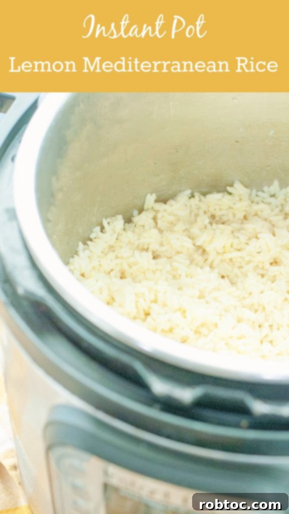 Vibrant Instant Pot Mediterranean Lemon Rice 8 lemon-mediterranean-rice-side-dish-recipe-by-allergy-awesomeness-pinterest-pin-for-easy-saving