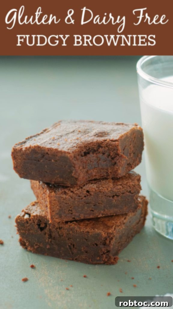 Fudgy Gluten-Free Dairy-Free Brownies 9 gluten-free-dairy-free-brownie-pinterest-image
